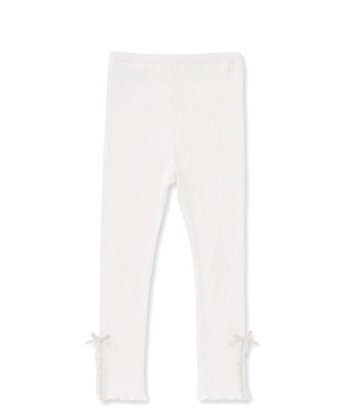 Slap Slip SLAP SLIP 【Matching】 Hem Ribbon Tulle Leggings