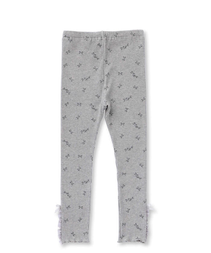 Slap Slip SLAP SLIP 【Matching】 Hem Ribbon Tulle Leggings