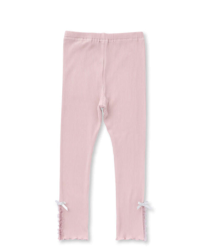 Slap Slip SLAP SLIP 【Matching】 Hem Ribbon Tulle Leggings