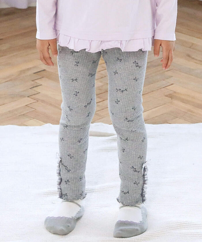Slap Slip SLAP SLIP 【Matching】 Hem Ribbon Tulle Leggings