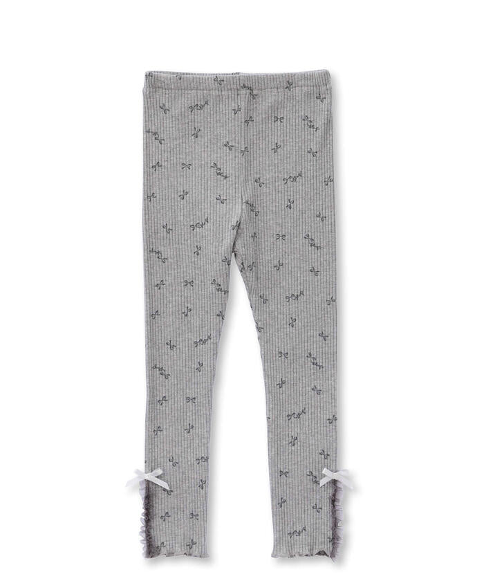 Slap Slip SLAP SLIP 【Matching】 Hem Ribbon Tulle Leggings