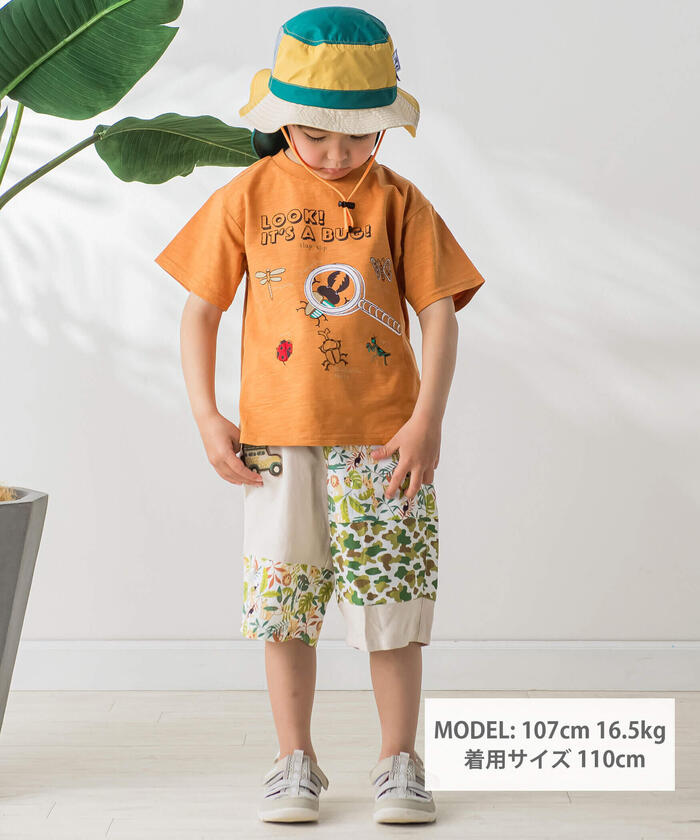 Slap Slip SLAP SLIP 【Cooling Sensation】 Magnifying Glass Insect Observation Style T-Shirt