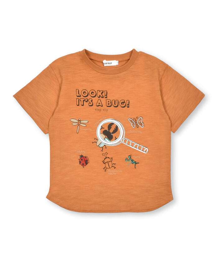 Slap Slip SLAP SLIP 【Cooling Sensation】 Magnifying Glass Insect Observation Style T-Shirt