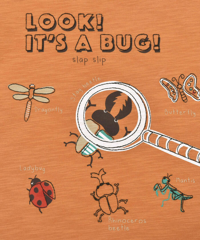Slap Slip SLAP SLIP 【Cooling Sensation】 Magnifying Glass Insect Observation Style T-Shirt