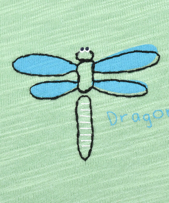 Slap Slip SLAP SLIP 【Cooling Sensation】 Magnifying Glass Insect Observation Style T-Shirt