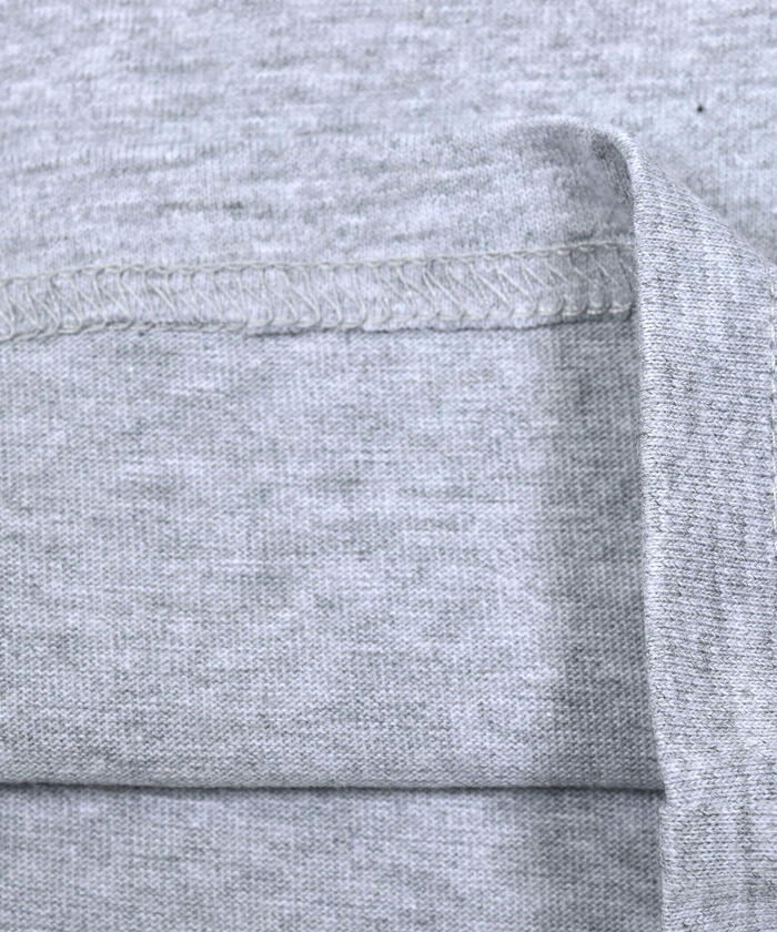 スラップ スリップ SLAP SLIP ポケット付きビッグシルエットバイカラー半袖Tシャツ(80~130cm) （グレー系） グレー系