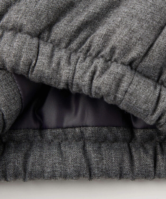 スラップ スリップ SLAP SLIP フワフワファー襟リボン付きショートジャケット