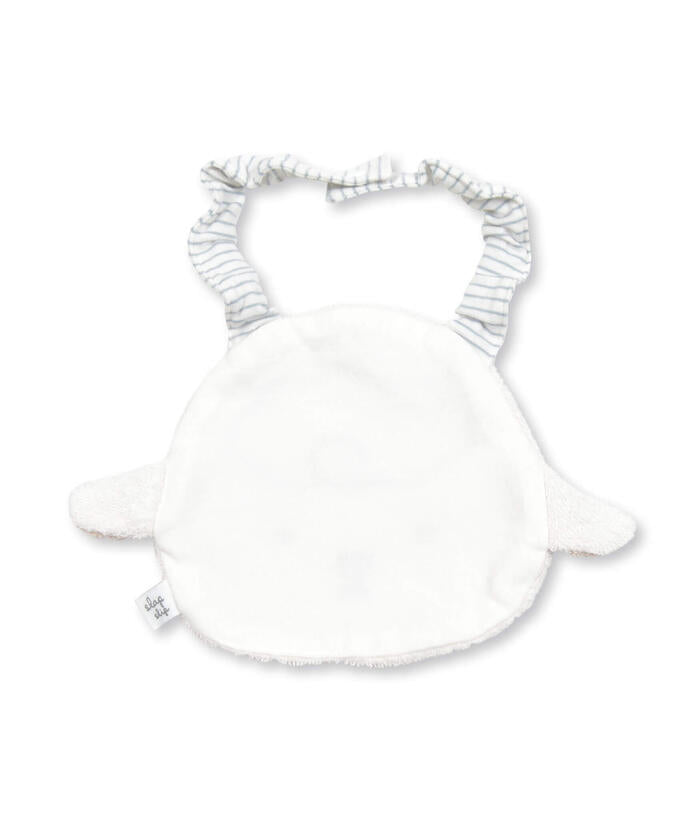Slap Slip Baby 【Matching】 Sheep Rabbit Bear Animal Face Motif Pile Fabric Bib Baby