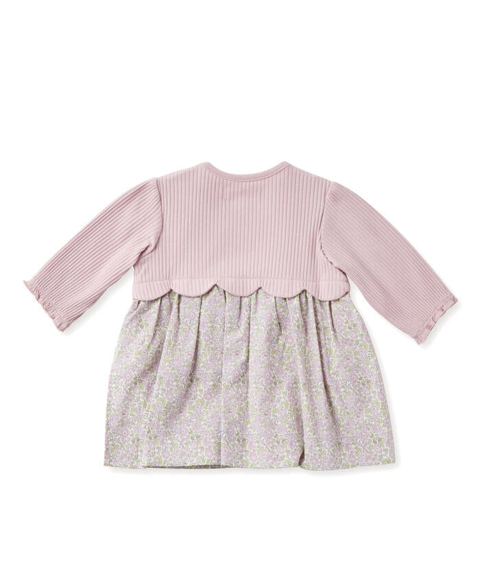 Slap Slip Baby 【Matching】 Floral Skirt Docking Romper Baby