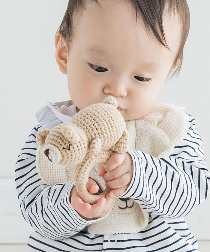 Slap Slip Baby SLAP SLIP BABY Animal Motif Rabbit Whale Dinosaur Bear Teething Baby
