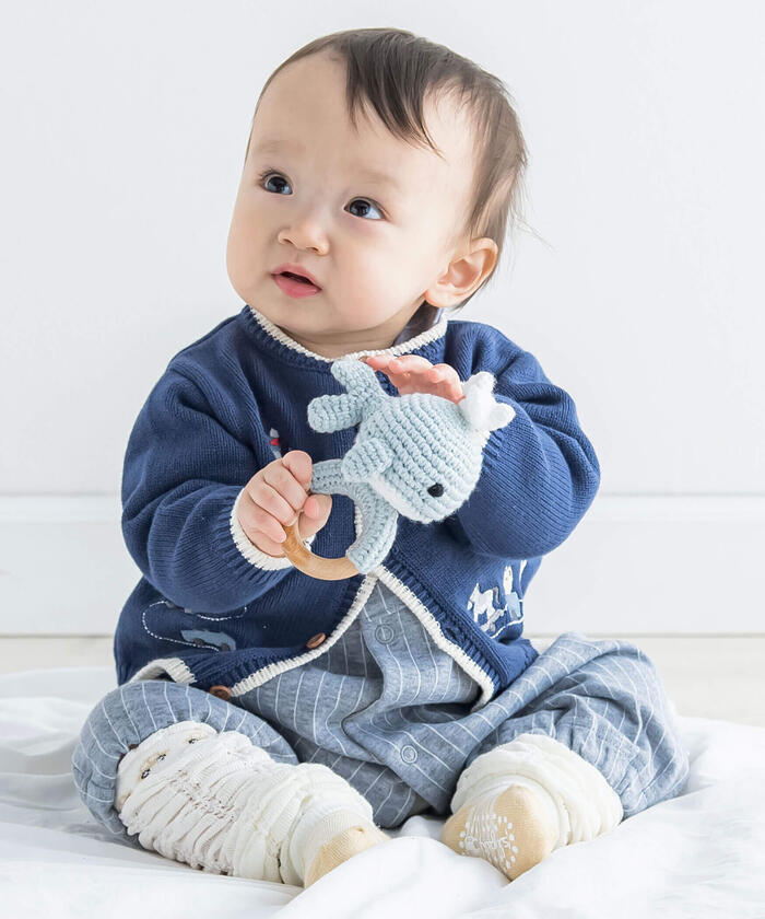 Slap Slip Baby SLAP SLIP BABY Animal Motif Rabbit Whale Dinosaur Bear Teething Baby