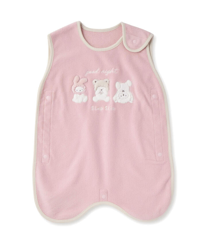 斯拉普 斯利普 嬰兒 SLAP SLIP BABY 動物圖案熊兔羊邊條絨毛睡袋嬰兒