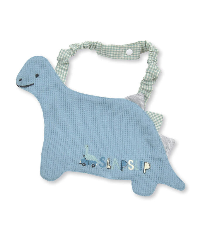 Slap Slip Baby Slow-moving Dinosaur Waffle Bib Baby