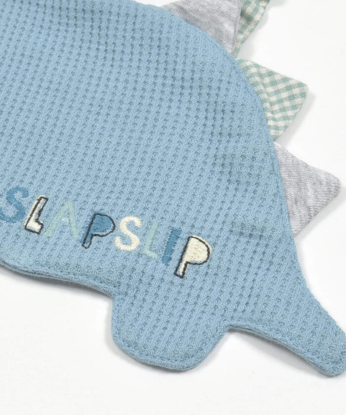 Slap Slip Baby Slow-moving Dinosaur Waffle Bib Baby