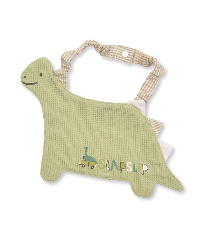 Slap Slip Baby Slow-moving Dinosaur Waffle Bib Baby