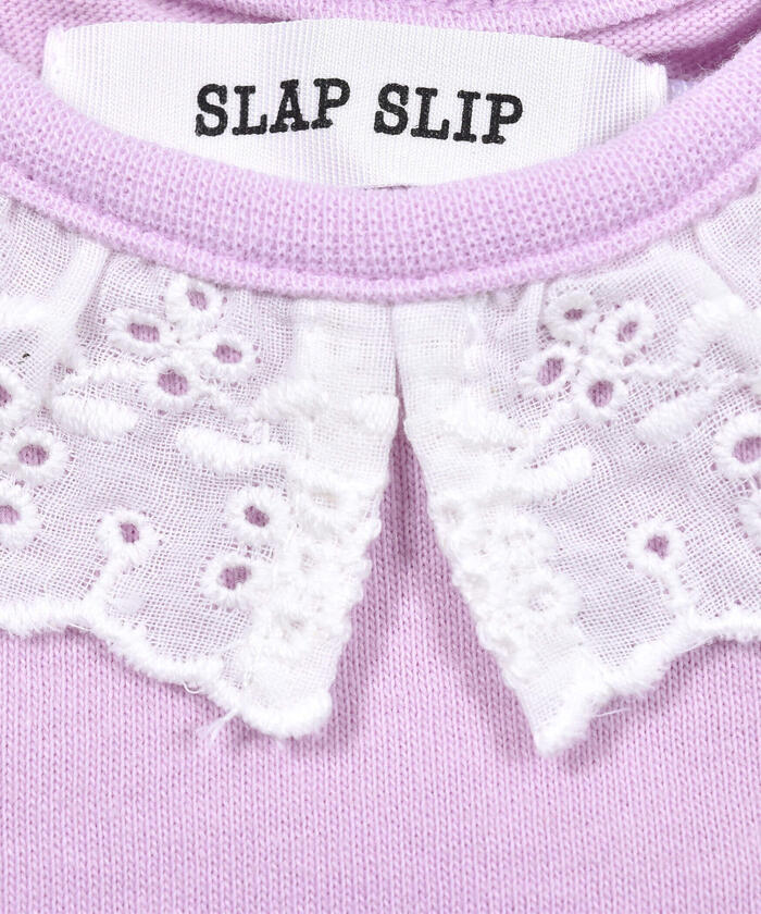 斯拉普 斯利普 嬰兒 SLAP SLIP BABY 【相同】切換蕾絲領連身衣嬰兒