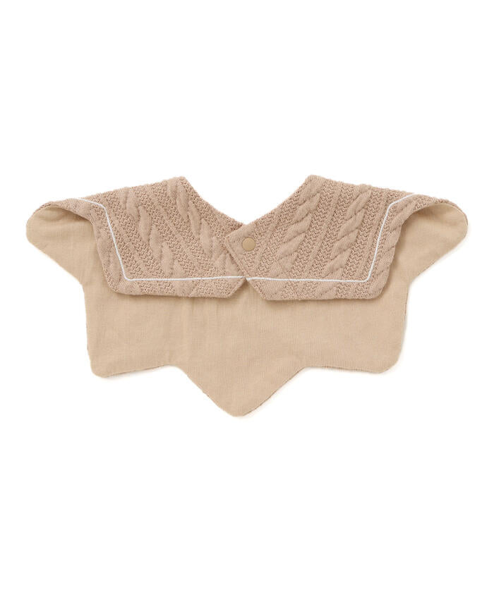スラップ スリップ ベビー SLAP SLIP BABY いろいろモチーフ刺しゅう縁ラインツンツンお星さまスタイベビー【返品不可商品】 （オフホワイト(アニマル＆恐竜)） オフホワイト(アニマル＆恐竜)