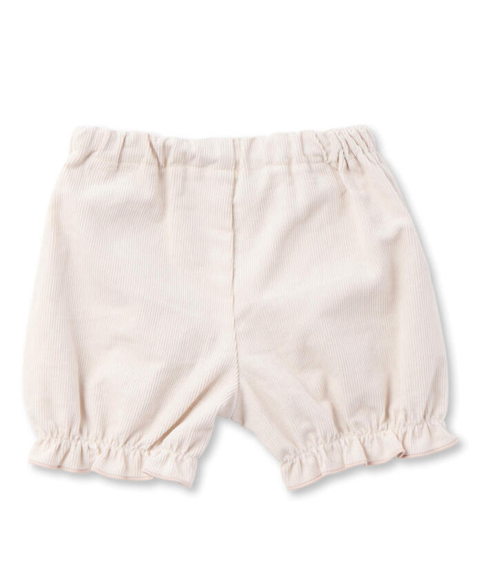 スラップ スリップ ベビー SLAP SLIP BABY 肩フリルコールテン刺しゅうワンピース+ブルマ2点セットベビー