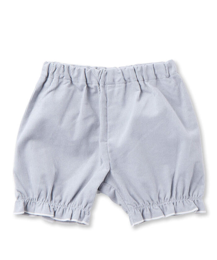 スラップ スリップ ベビー SLAP SLIP BABY 肩フリルコールテン刺しゅうワンピース+ブルマ2点セットベビー