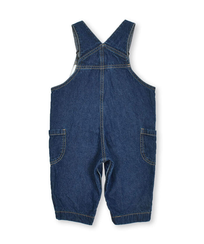 Slap Slip Baby SLAP SLIP BABY Dinosaur Embroidered Denim Twill Overall Baby