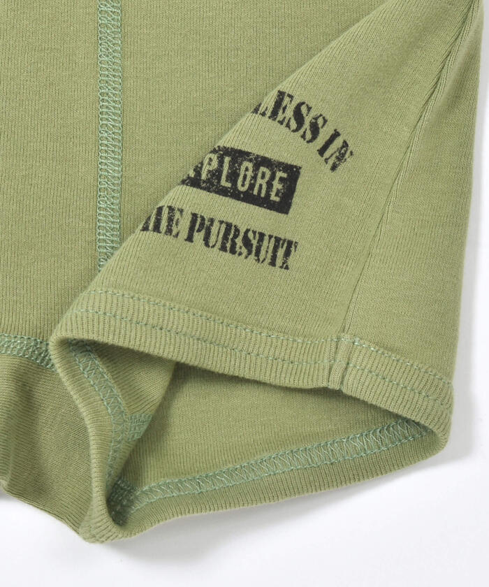WASK Plain + Camouflage Logo Pattern 2P Ribbed Shorts [Non-returnable item]
