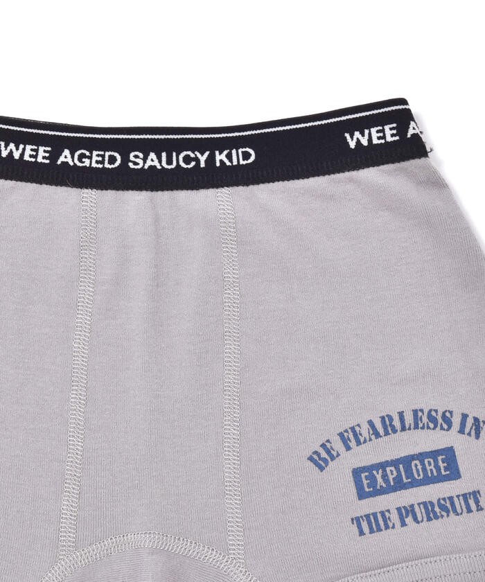 WASK Plain + Camouflage Logo Pattern 2P Ribbed Shorts [Non-returnable item]