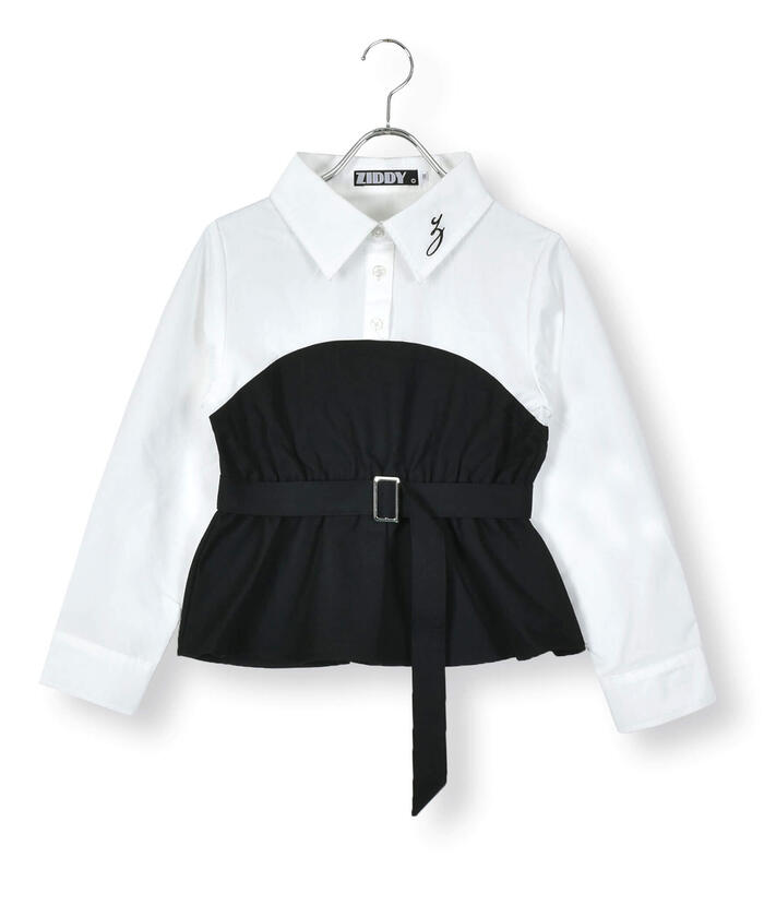 ZIDDY 【 Nico☆Puchi掲載 】 Bear Top Docking Shirt