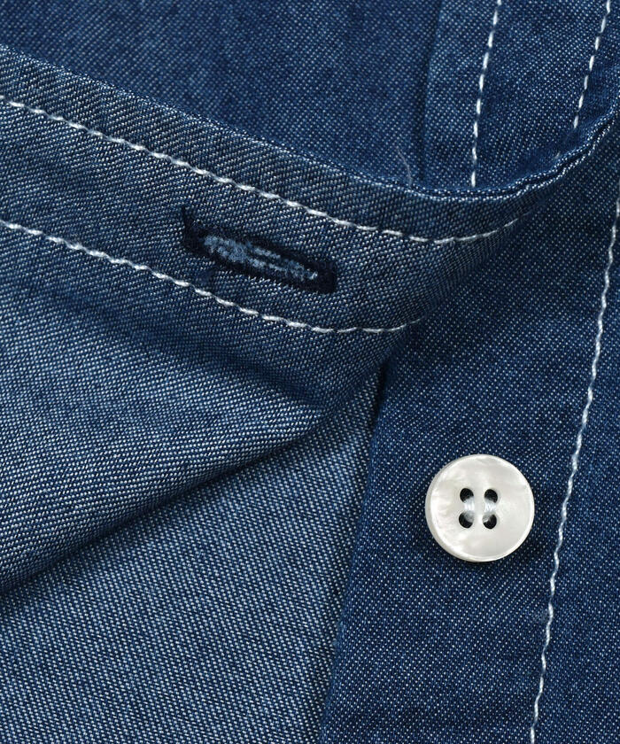 ZIDDY Bag Logo Denim Shirt