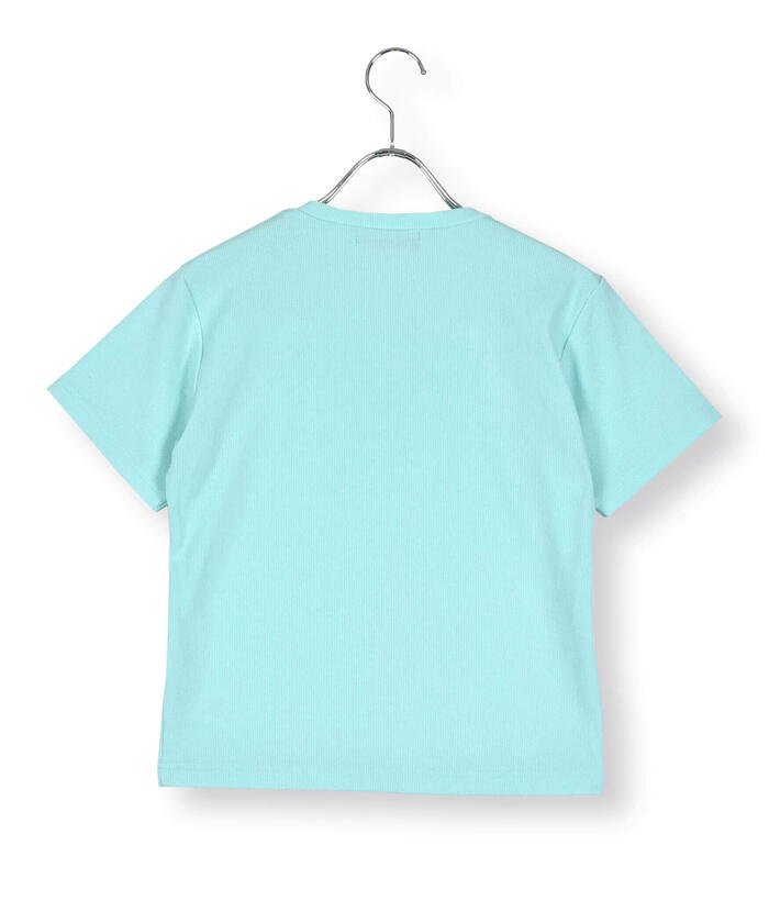 ZIDDY 【 Featured in Nico☆Puchi 】 Chain Detachable Ribbed T-Shirt