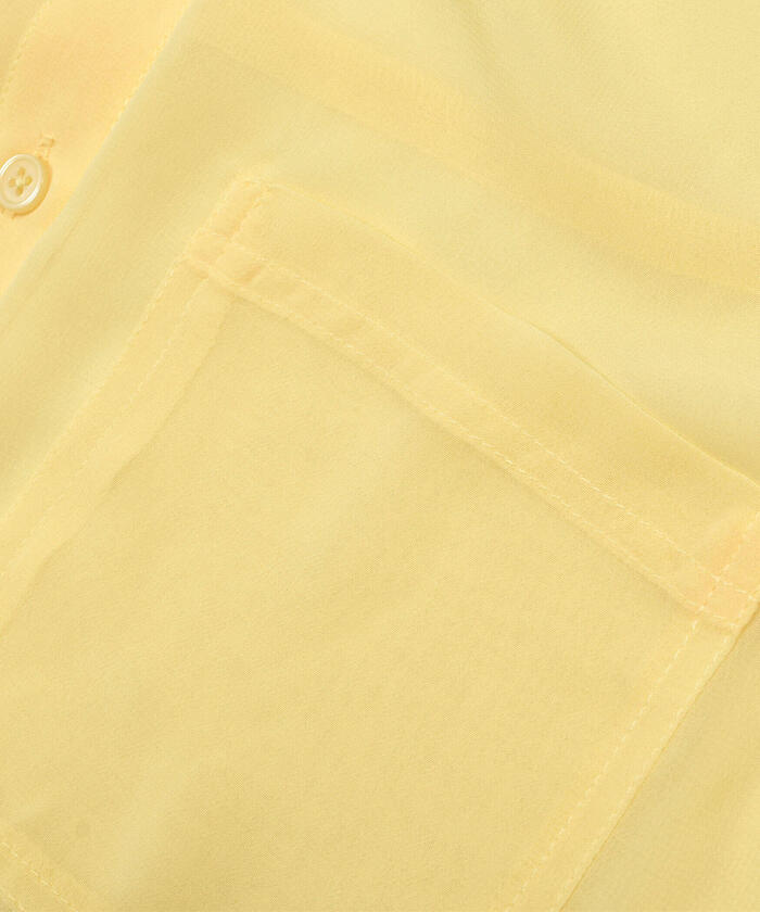 ZIDDY Sleeve-Open Sheer Shirt & T-Shirt Set