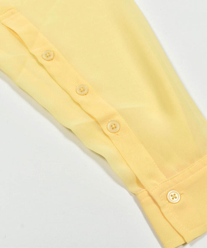 ZIDDY Sleeve-Open Sheer Shirt & T-Shirt Set