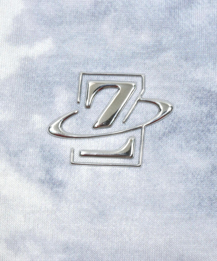 ジディー ZIDDY 金屬印刷抽繩漸層T恤