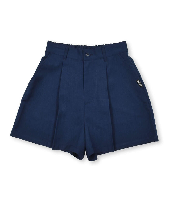 ZIDDY 【 Nico☆Puchi掲載 】 Linen Blend Slub Short Pants
