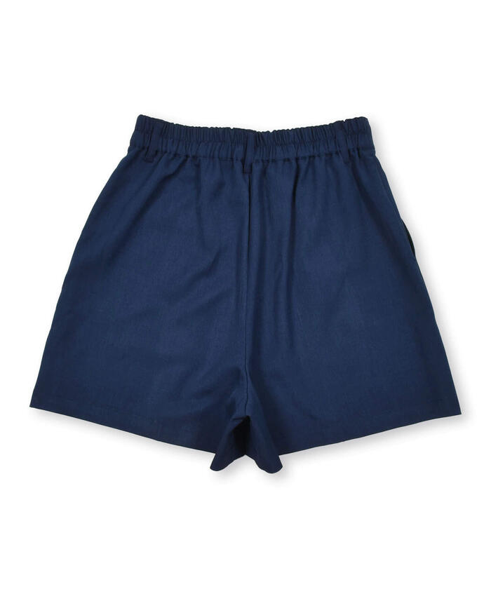 ZIDDY 【 Nico☆Puchi掲載 】 Linen Blend Slub Short Pants