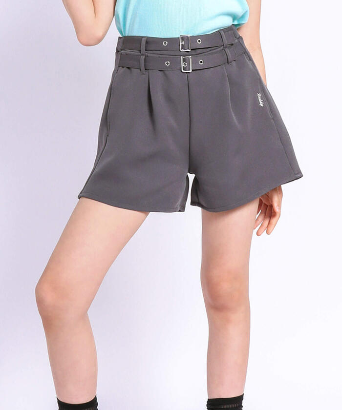 ZIDDY 【 Nico☆Puchi掲載 】 Double Belt Short Pants