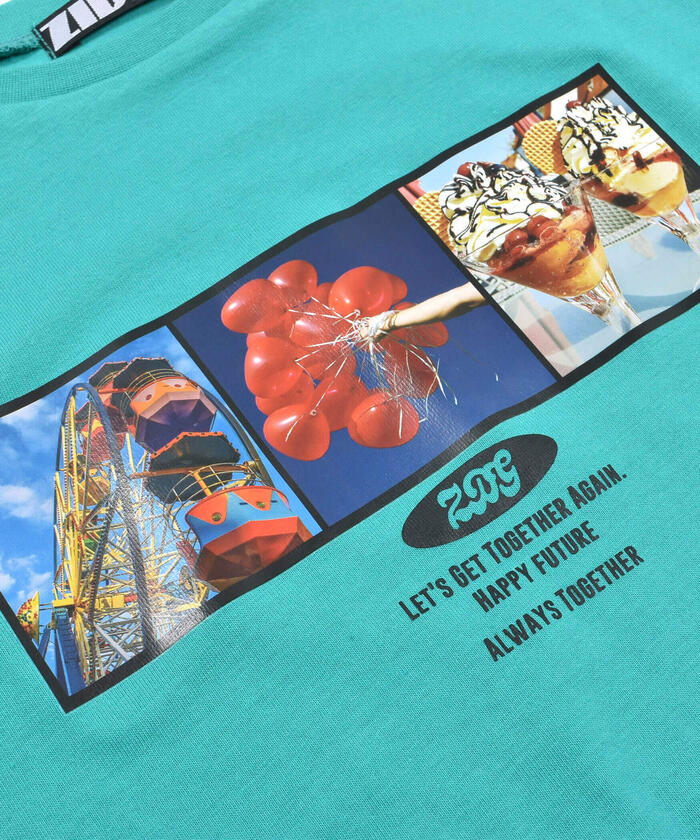ZIDDY Photo Print BIG T-shirt