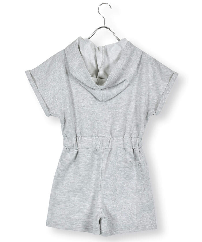 ZIDDY Hooded Short Sleeve All-in-One