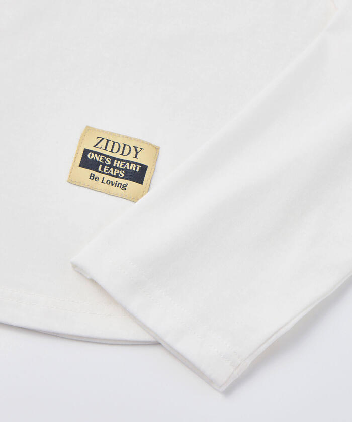 ジディー ZIDDY 肩開きロゴTシャツ
