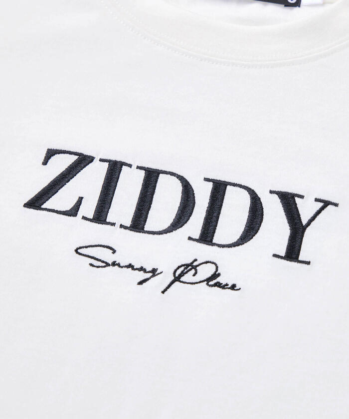 ジディー ZIDDY 肩開きロゴTシャツ