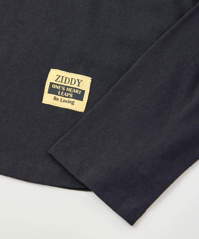 ジディー ZIDDY 肩開きロゴTシャツ