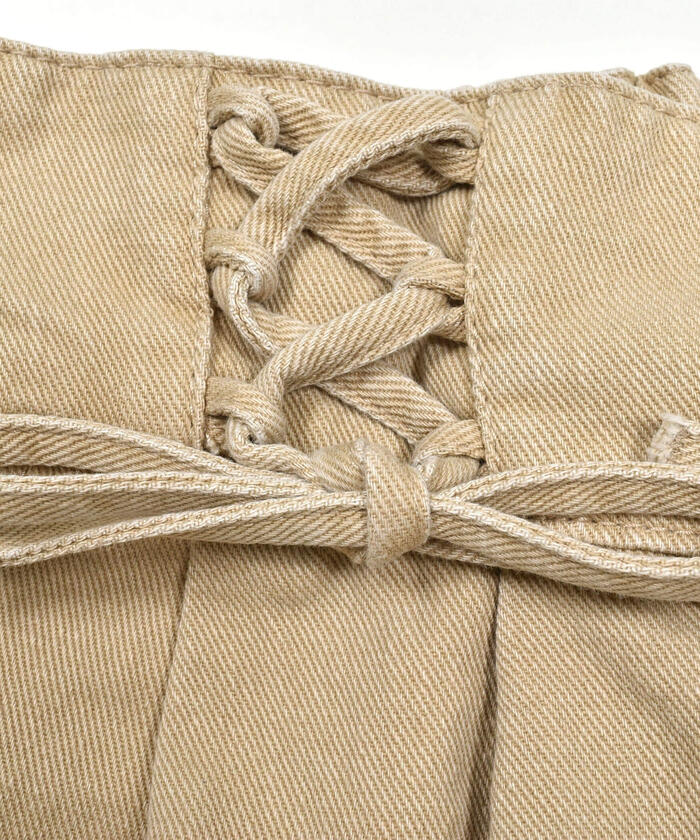 ZIDDY 【 Featured in Nico☆Puchi 】 Lace-Up Short Pants