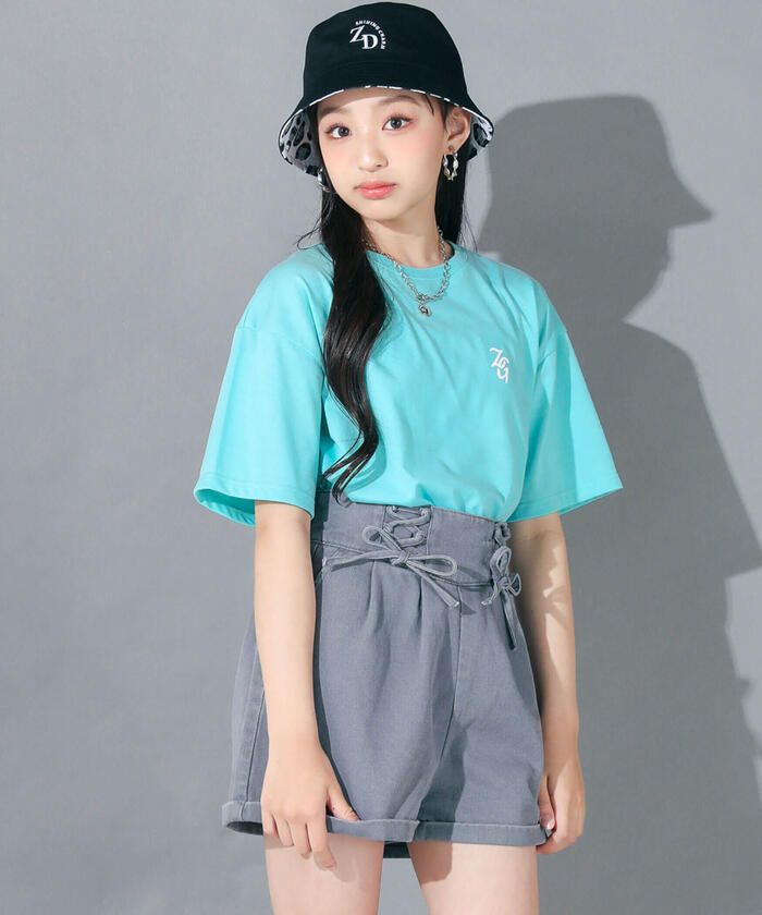 ZIDDY 【 Featured in Nico☆Puchi 】 Lace-Up Short Pants