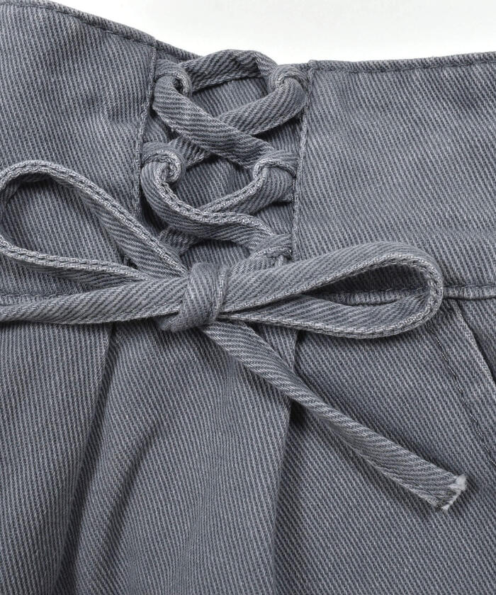 ZIDDY 【 Featured in Nico☆Puchi 】 Lace-Up Short Pants
