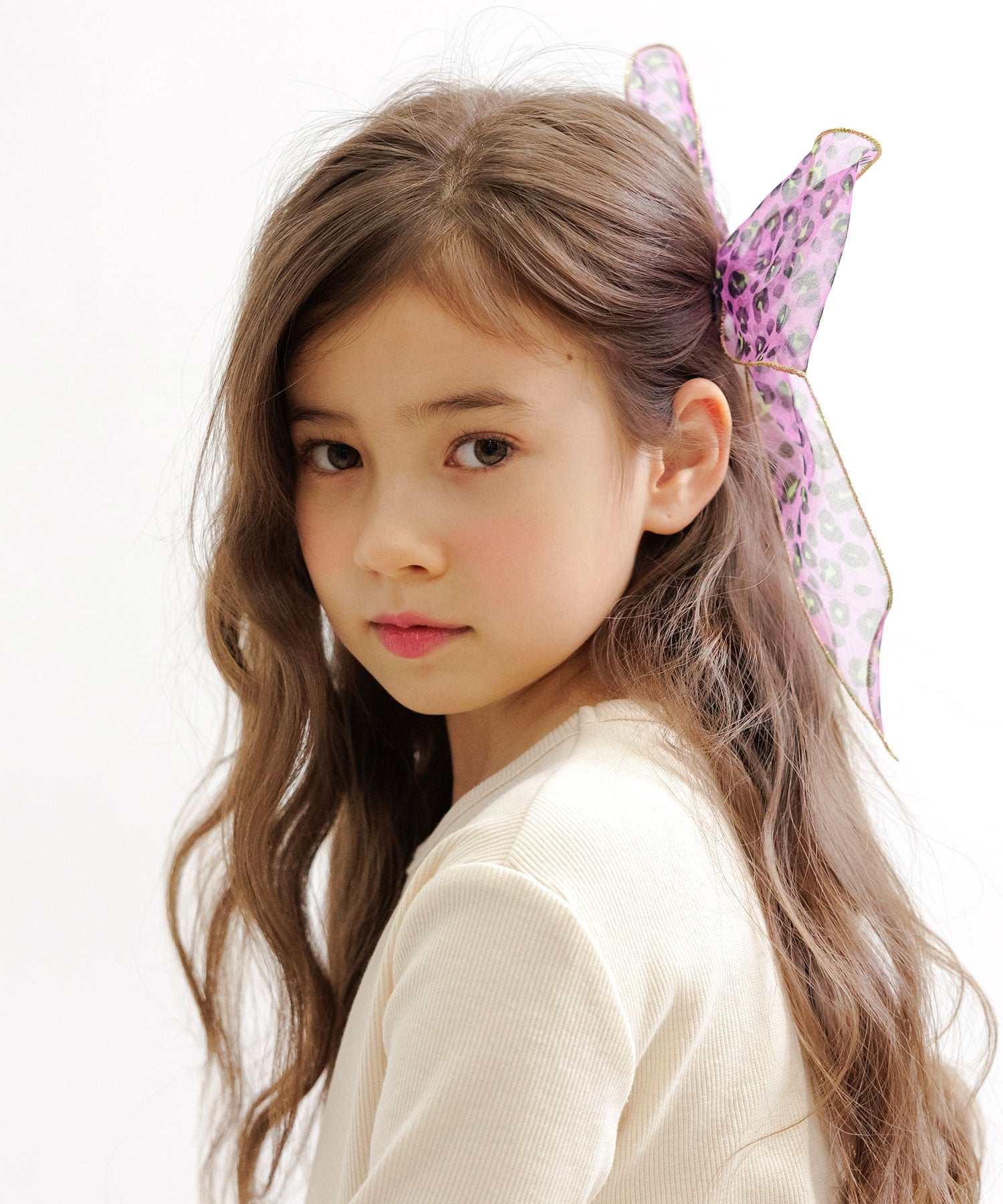 コドモフク ビー 子供服Bee リボンヘアクリップ