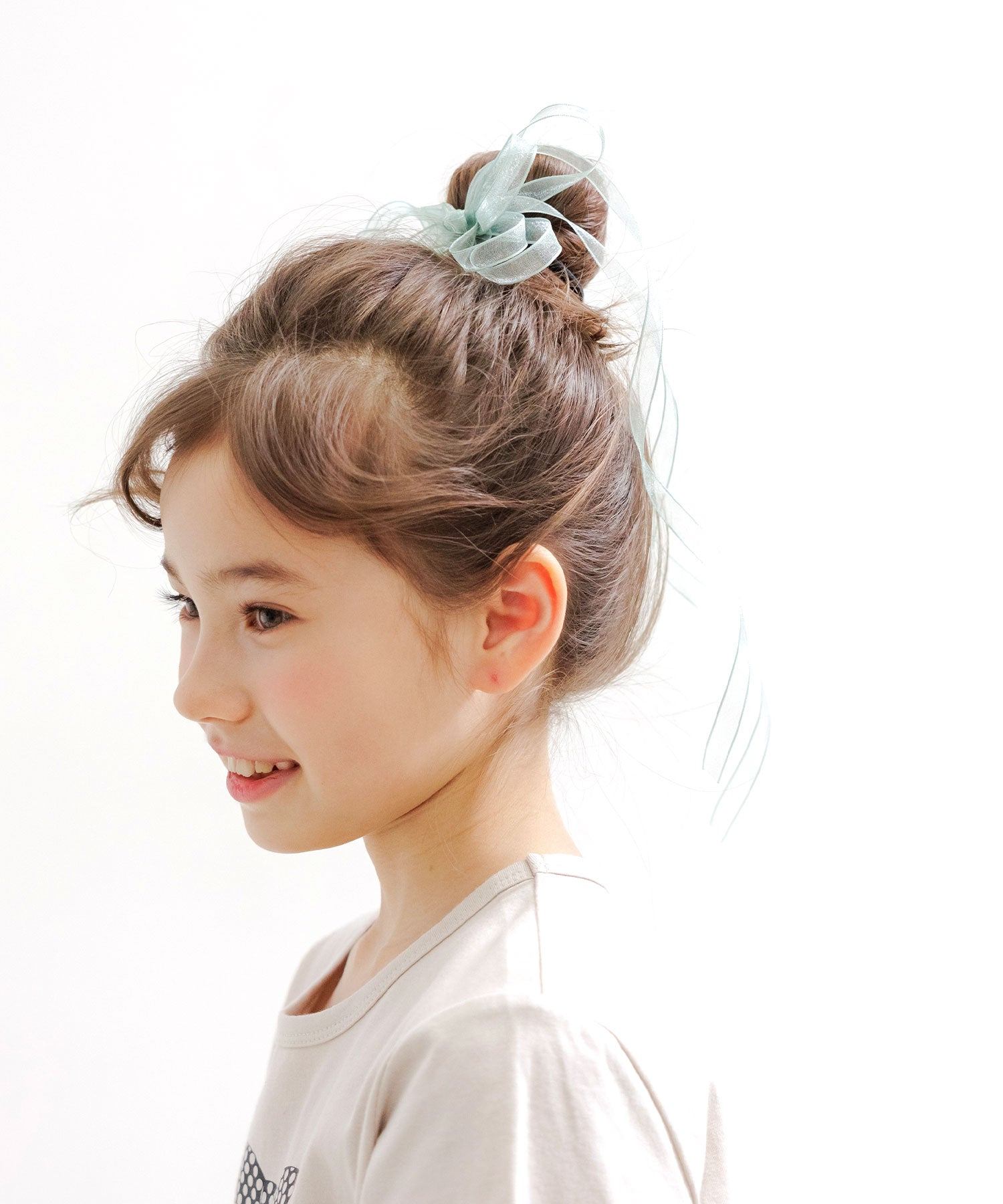 コドモフク ビー 子供服Bee リボンヘアクリップ