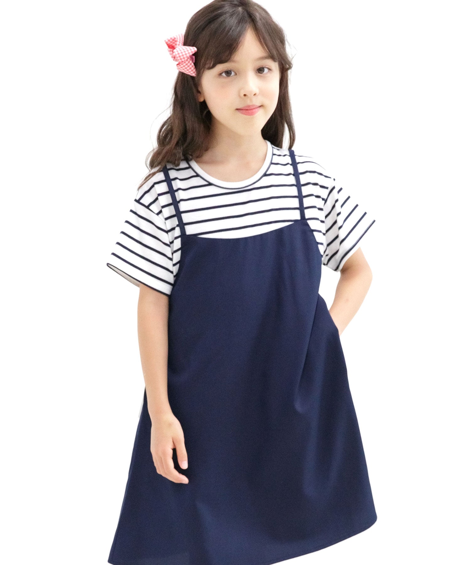Kodomo Fuku Bee Layered Style Dress