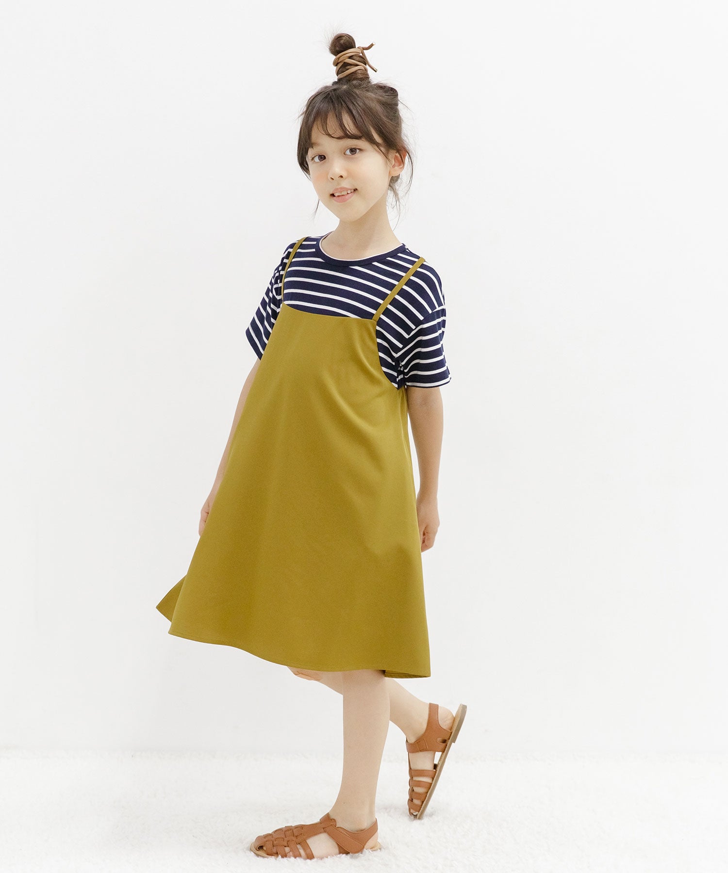 Kodomo Fuku Bee Layered Style Dress