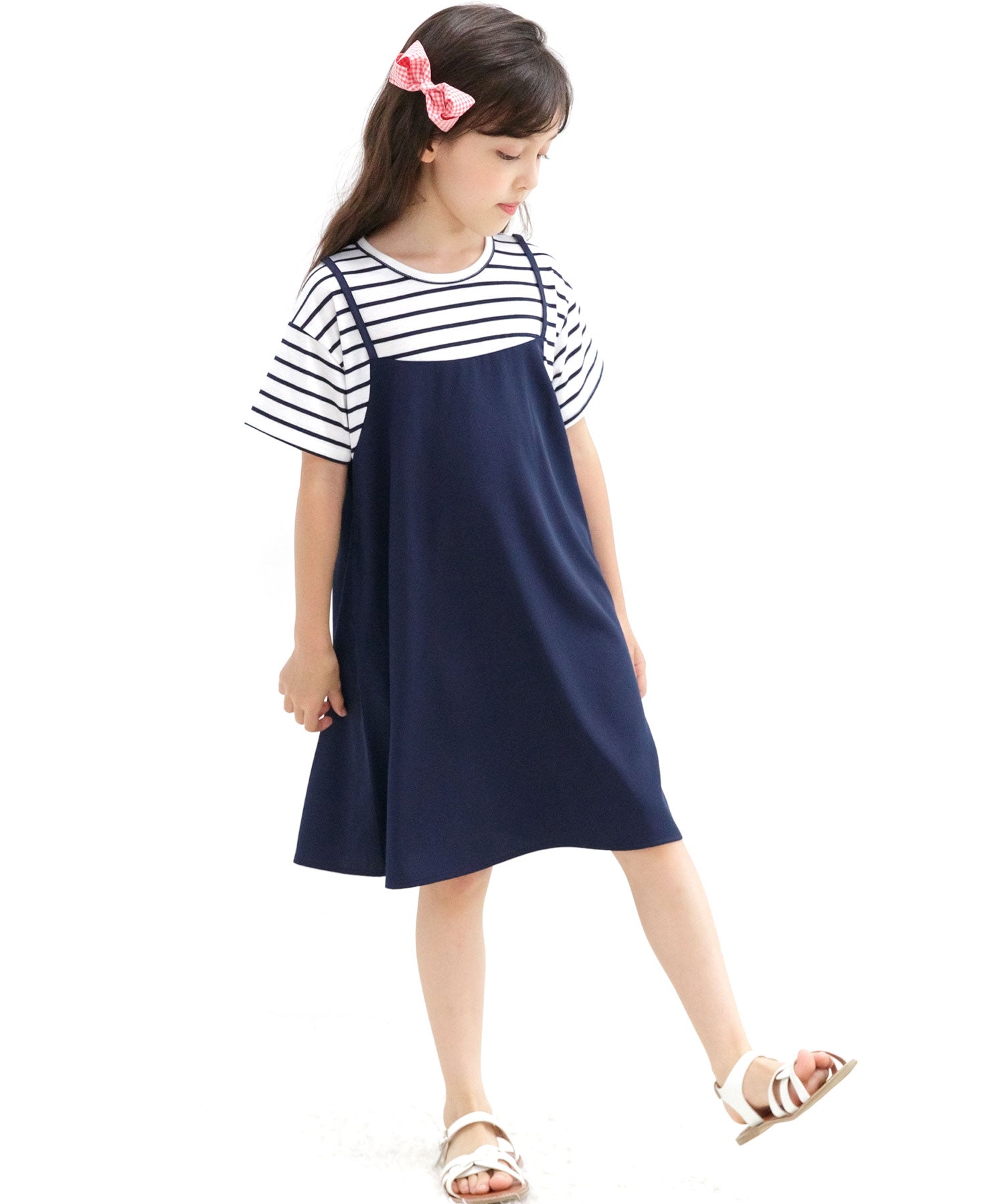 Kodomo Fuku Bee Layered Style Dress