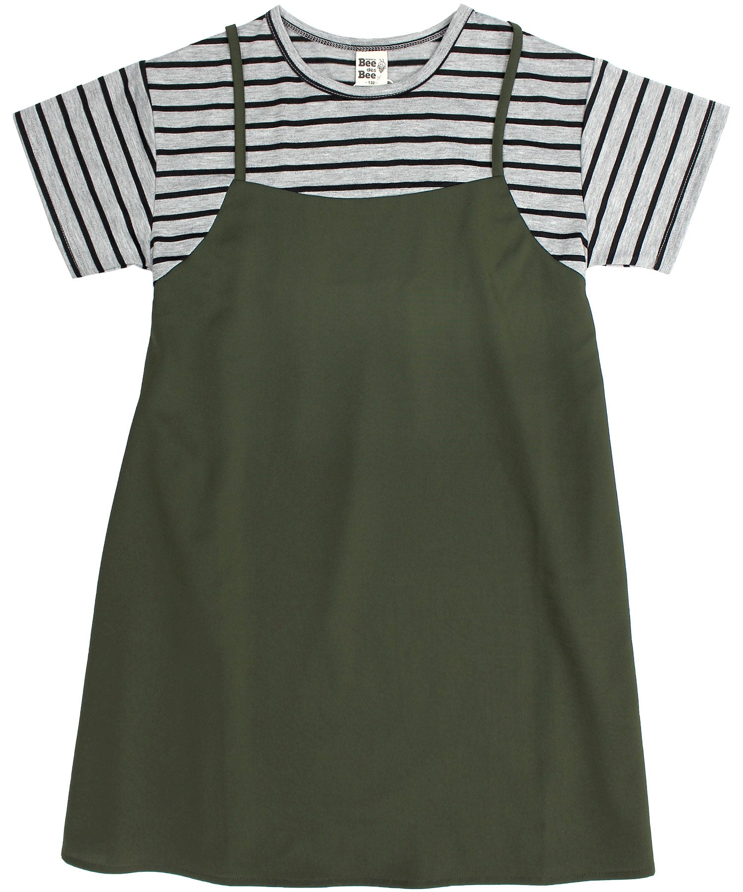 Kodomo Fuku Bee Layered Style Dress