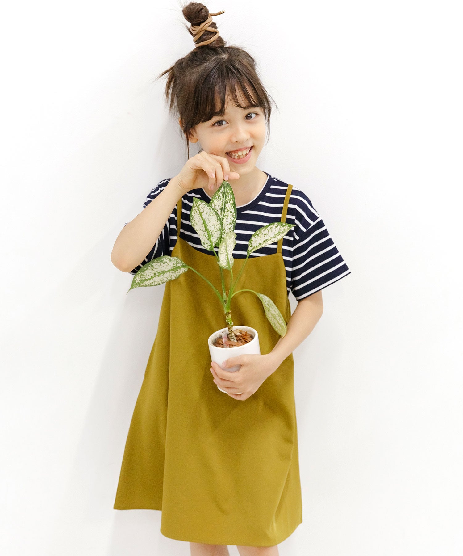 Kodomo Fuku Bee Layered Style Dress